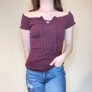AEROPOSTALE BRAND NEW OFF THE SHOULDER TOP